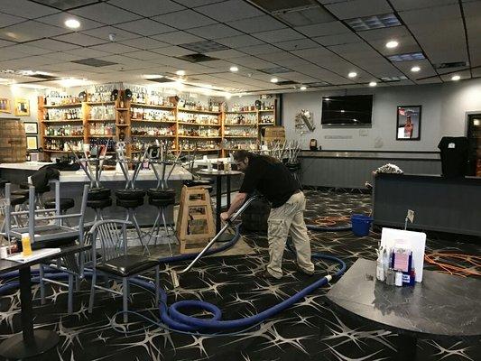 Commercial carpet cleaning