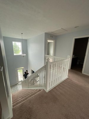 Interior foyer/ handrail