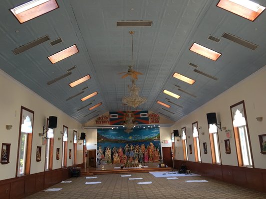 Inside of the mandir