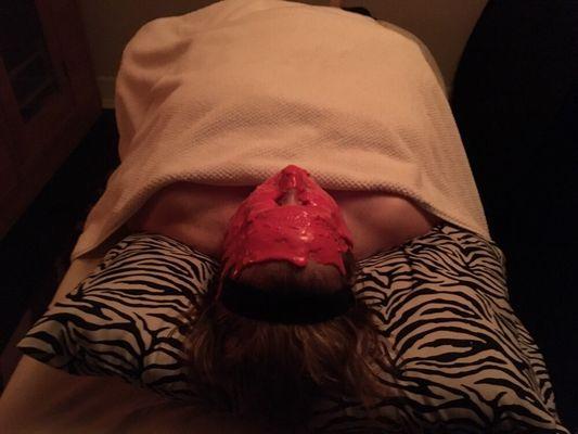 Goji Berry & seaweed facial by Maureen