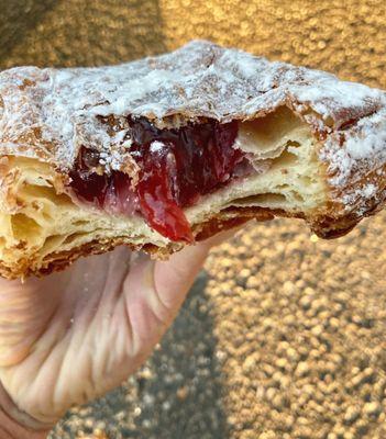 Raspberry Cream Cronut