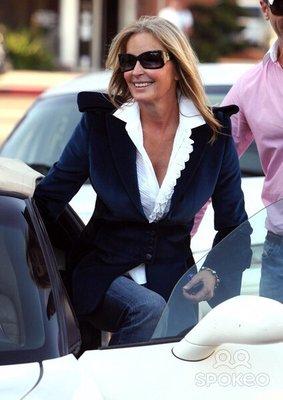 Bo Derek seen in front of the store