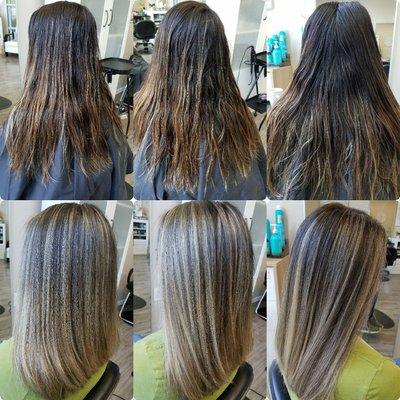 Blonde Balayage on dark hair
By Julia