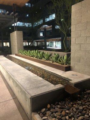 Fountain in courtyard