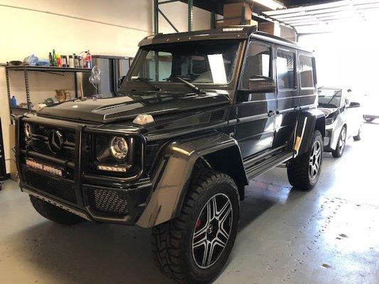 Mercedes G Wagon Clear Bra Full Car