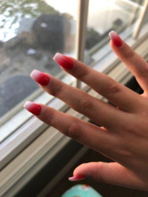 I love these nails they are great for the holidays!!!