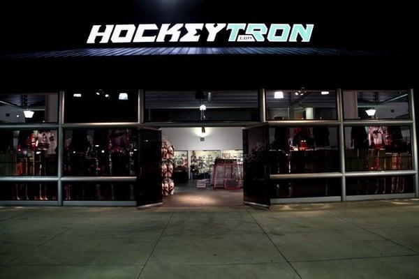 HockeyTron Mega Store Sign