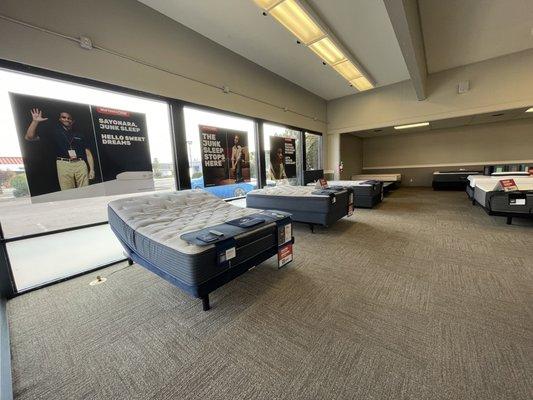 First 3 Beds in the showroom