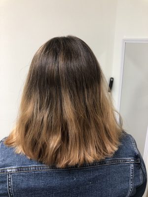 Unqualified stylist attempted balayage