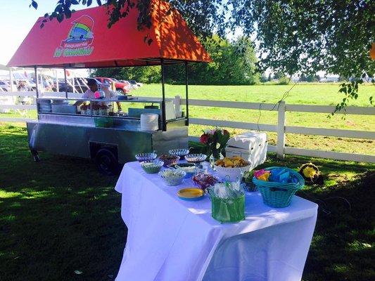 Catering a Wedding in Bow, WA.