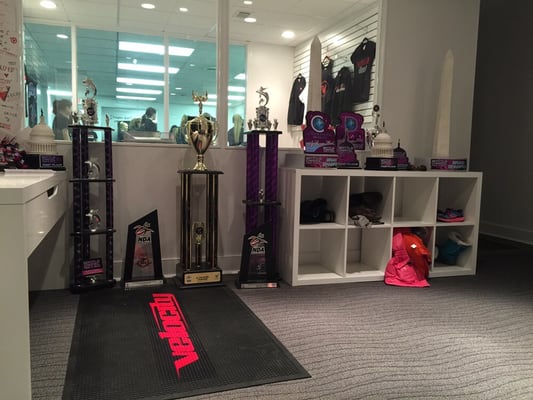 Open less than one year. Look at these trophies! #GoVelocity !