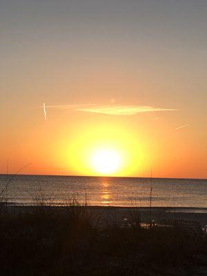 Sunset from Cay Pointe Villa community deck