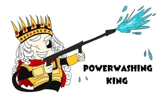 Powerwashing King