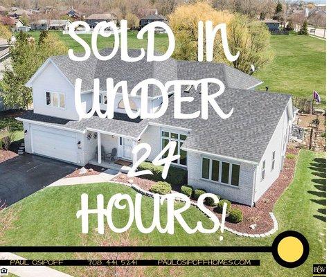 A New Lenox home I sold in under 24 hours!