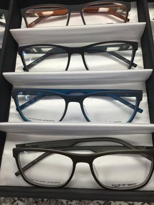 New colorful Lightech plastic frames.