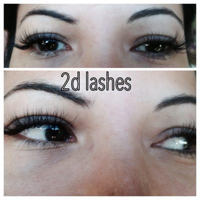 Volume  2 d lashes