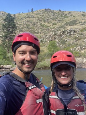 Just jumped in the Poudre!