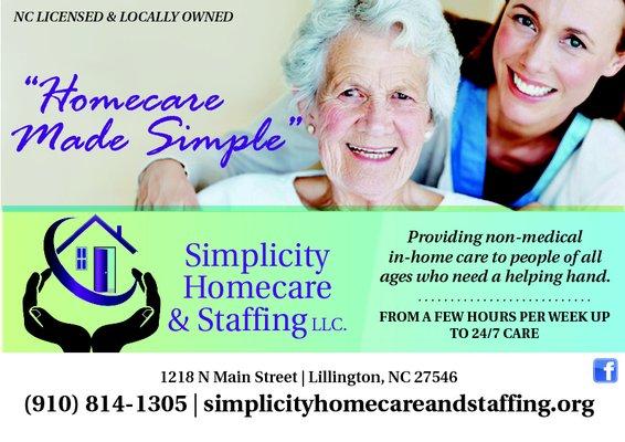 Simplicity Homecare and Staffing