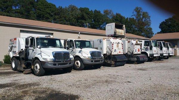 In the past 11 years we have built a modern fleet of the best sweepers that the industry has to offer.