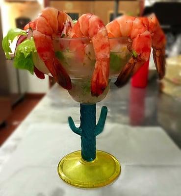 Shrimp cocktail! Salvadorean style.