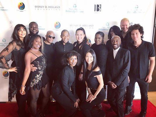 RAISE sings opening and closing shows at Friendly House Awards, Beverly Hilton 2018