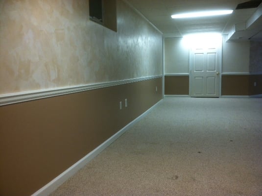 Mold remediation: After.  View of finished room.