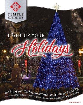 Temple Display's 2019 Commercial Holiday Decor Catalog