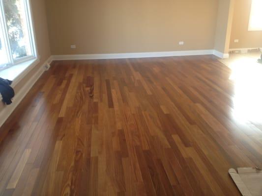 Prefinished flooring. Great durability, fantastic array of natural coloring.