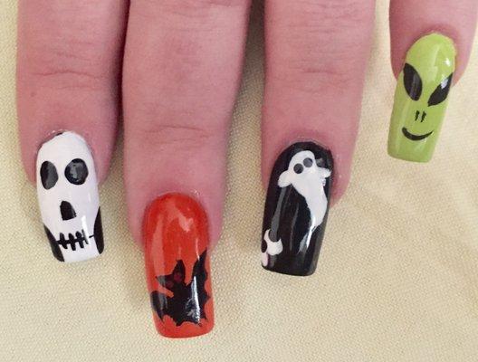 Halloween Nail Art