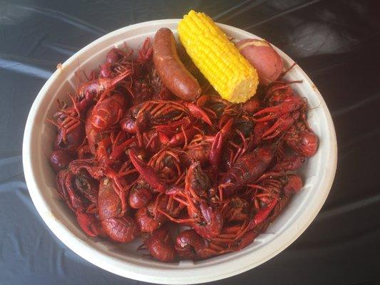 Zeke's Cajun Kitchen Crawfish Platter