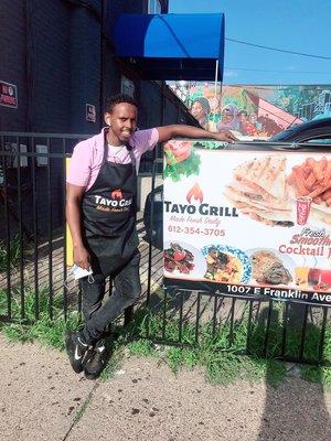 Welcome to Tayo Grill! I'm your host!