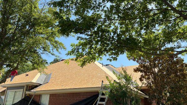 We always go down to the deck on all of our installs to ensure there are no rotted areas needing to be replaced.  This roof was done Aug 22.