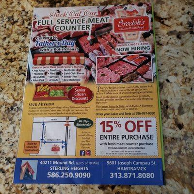 Shop For A Summer Polish Feast @ Srodek's With Coupon Attached!   5/30/2022