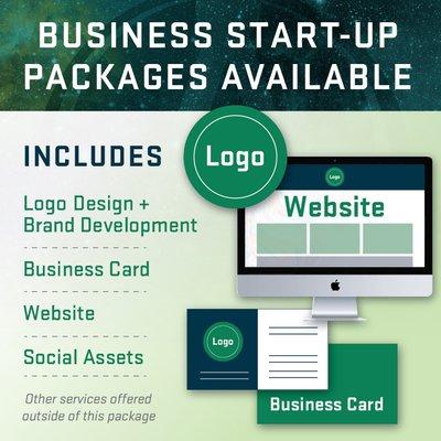 Whether looking to start a new business or freshen up an existing one, we're here to help with this design package.