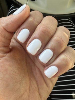 Clean gel manicure