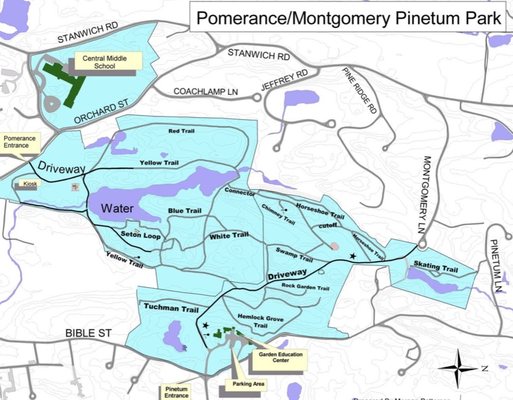 Map of trails