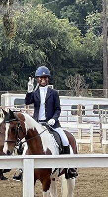 Erika riding this gorgeous horse!