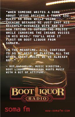 Boot Liquor Radio on SomaFM