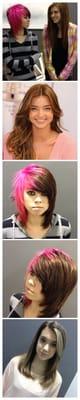 Funky hair for this punky teen!