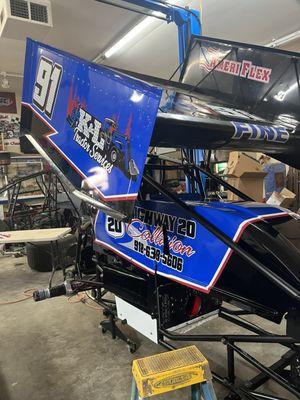 Sprint Car Wrap