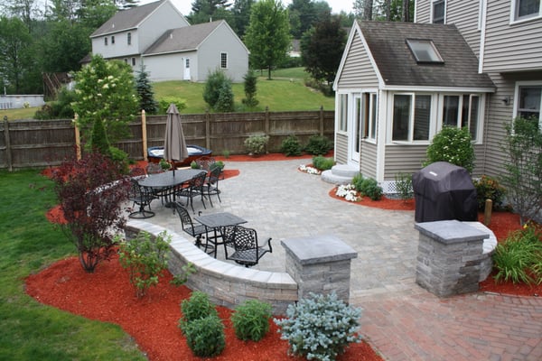 Small Residential Patio and Plantings