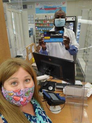 Not on display, but the Pharmacist was a good sport. Lol