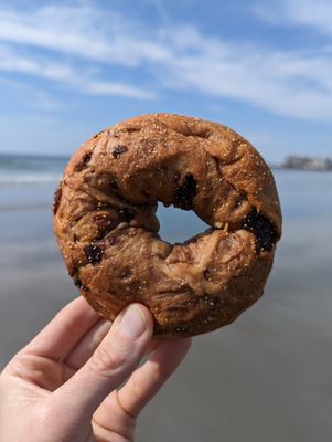 Cinnamon Raisin bagel!