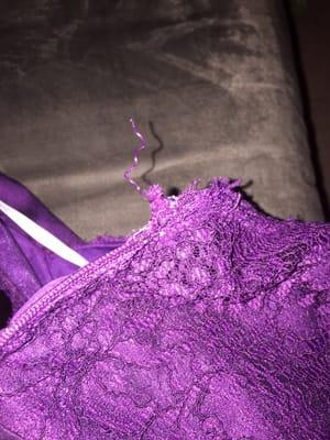 My zipper that was completely destroyed after wearing this dress ONCE!! Good quality right here...not...