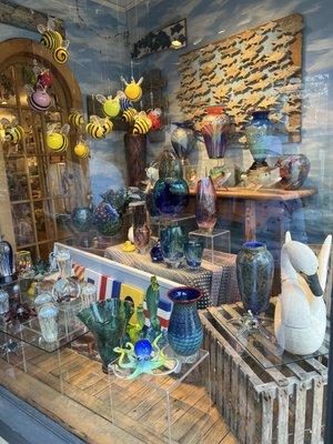 Blown glass display