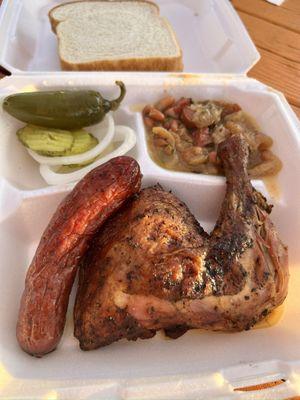 Chicken and Sausage Plate