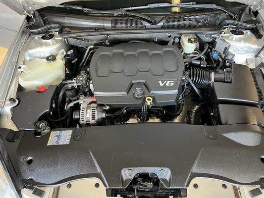 Engine bay cleaning