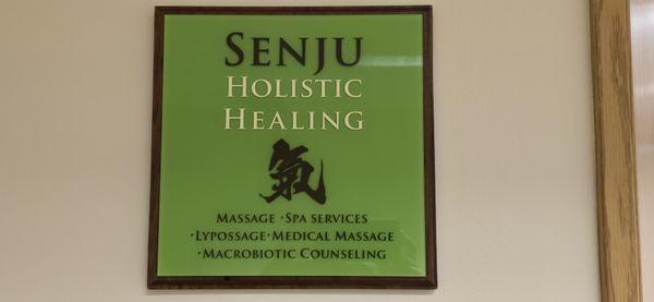 Senju Holistic Healing Sign