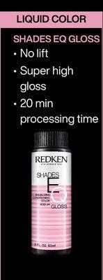 REDKEN Shades E Q is a very healthy, shiny Demi color that I use!