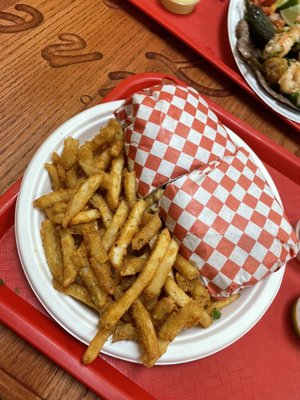 Torta Doble with French Fries